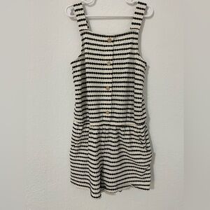 Cat & Jack Black and Cream Striped Fabric Kids